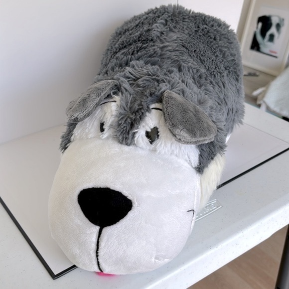 New Polar Bear/Husky - "FlipAZoo" 2 in 1 Push Toy, 16" - Picture 6 of 7